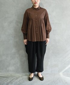 muuc 〈高品質ベルギーリネン100%〉〈遠州織物の工場で作られた上質な生地〉〈通年着られる〉キャンバス生地のイージーパンツ