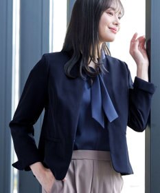 Tiaclasse L 【ダブルクロス】ノーカラージャケット