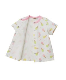 MIKI HOUSE HOT BISCUITS アイス柄 腹巻付き半袖パジャマ