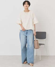 AMERICAN HOLIC 異素材ラインプルオーバー