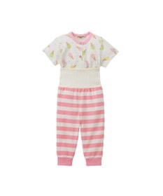 MIKI HOUSE HOT BISCUITS アイス柄 腹巻付き半袖パジャマ