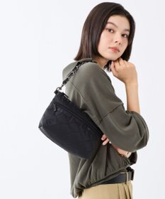 LeSportsac CHAIN COSMETIC CLUTCH/オニキスチェーンキルト