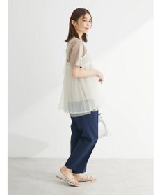 Green Parks リバーシブルチュールビスチェ