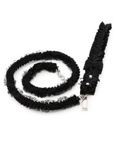 PET PARADISE cherircouture ツイード リボンリード 《ブラック》 ４Ｓ～３Ｓ