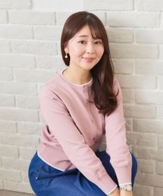 Feroux ロゴ刺繍ニット カーディガン