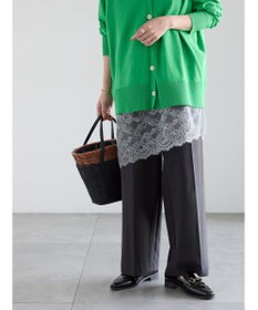 Te chichi 【雑誌掲載アイテム】ダブルクロスイージーワイドパンツ