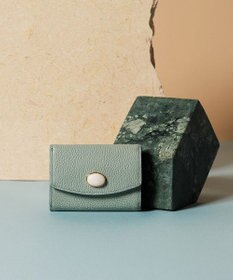 TOPKAPI 【TOPKAPI】gemdrops ジェムドロップ ミニエンボスレザー 天然石 三つ折り 財布