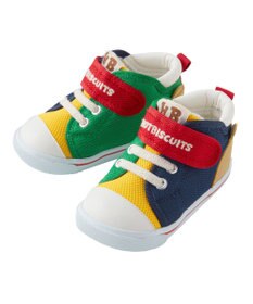 MIKI HOUSE HOT BISCUITS 【14-15cm】 顔ドン メッシュ素材 セカンド ベビーシューズ