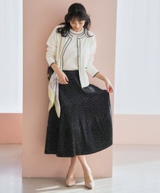 ANY SIS L プリーツ切替 スカート