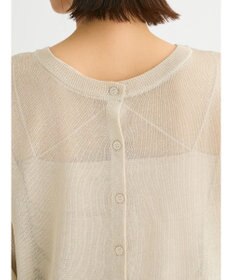 Green Parks ２ｗａｙ　７分袖ブライトシアーニットプルオーバー