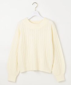 ANY SIS 【洗える】ケーブルAir ニット