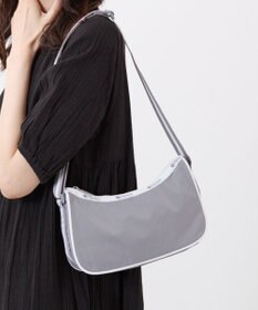 LeSportsac MINI E/W SHLDR CROSSBODY/スペクテイターピュアグレー