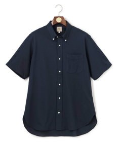 J.PRESS MEN 【KING SIZE】【吸水速乾 / 抗菌防臭 / 遮熱 / 防シワ】【J.PRESS OXFORD JERSEY】カノコインレイ半袖 シャツ / B.D.