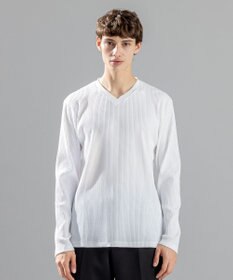 JOSEPH HOMME 【LEON 掲載】テックリブジャージー　Vネックカットソー