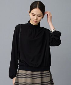 自由区 ドレーピーアムンゼンプルオーバー ブラウス ブラック