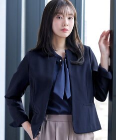 Tiaclasse L 【ダブルクロス】ノーカラージャケット