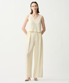 uncrave ドレープツイル Vネックトップス