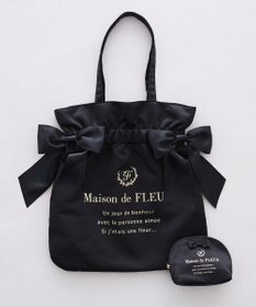 Maison de FLEUR 《セット商品》ダブルリボンギャザートート・ポーチ