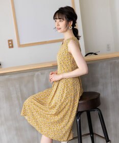 Tiaclasse 【洗える】華やかに着こなせる花柄ワンピース