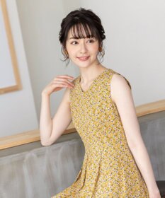 Tiaclasse 【洗える】華やかに着こなせる花柄ワンピース