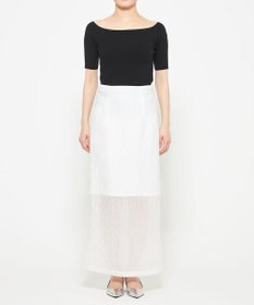 uncrave リネンニット オフショルトップス