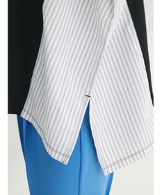 Green Parks 異素材脇切り替えドッキングプルオーバー