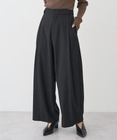 earth music&ecology 【2WAY】ウエストタブタックパンツ