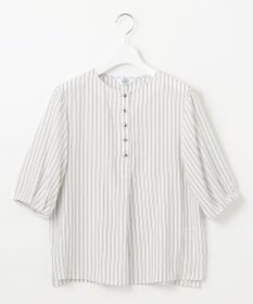 J.PRESS LADIES S 【洗える】ウォッシャブルキュプラツイル ボートネック ブラウス