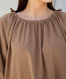 Tiaclasse 【洗える】後ろリボンバルーンスリーブワンピース