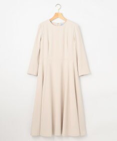 組曲 L 【KUMIKYOKU NAVY】コンフォータブルドレープ フレアワンピース