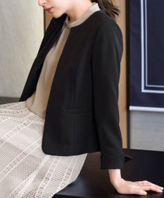 Tiaclasse L 【ダブルクロス】ノーカラージャケット