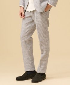 J.PRESS MEN ストレッチリネンサッカー パンツ