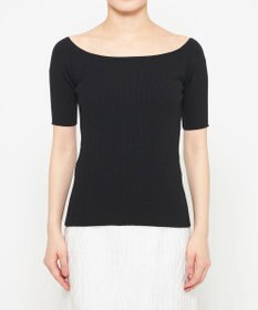 uncrave リネンニット オフショルトップス