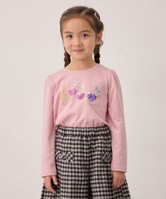 ANY KIDS ミラクルスパンコール 長袖Tシャツ