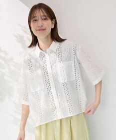 ANY エンブロイダリーシャツ