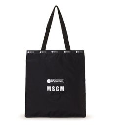 LeSportsac MSGM LG EMERALD TOTE/ロゴトートブラック