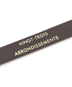 23区 オーバルバックル ナロー ベルト