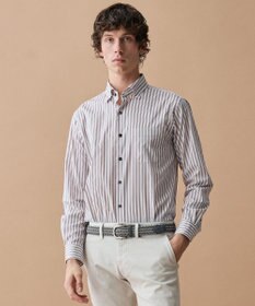 JOSEPH ABBOUD 【キングサイズ・ストレッチ・イージーケア・JAPANファブリック】ストライプストレッチ シャツ