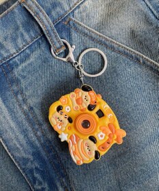 WEGO ぷっくりアニマルトイカメラキーホルダー