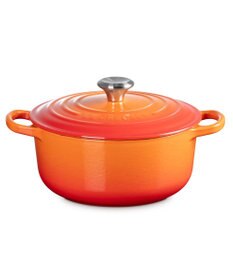 YAMATO テーブル＆キッチン 【ル・クルーゼ】シグニチャー ココット・ロンド 20cm  オレンジ
