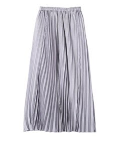 YECCA VECCA サテンプリーツスカート