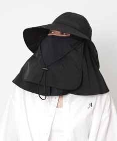 MOONBAT 【遮光100％/UVカット100％】フワクール (Fuwacool)  日差しを完全遮断バッククロスハット　遮光100　UV100