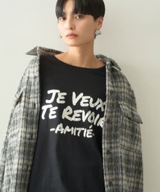 AMERICAN HOLIC ＡＭＩＴＥ’　箔プリントカットプルオーバー