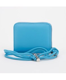 UNBILLION ペルケ perche / 蛍光レザーストラップ付き・ジャバラカードウォレット