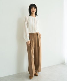 YECCA VECCA タックデザインブラウス