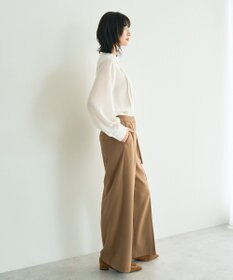 YECCA VECCA タックデザインブラウス