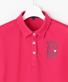 23区GOLF 【WOMEN】エイトロックカノコ カラーポロシャツ