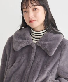 earth music&ecology ファーショートコート