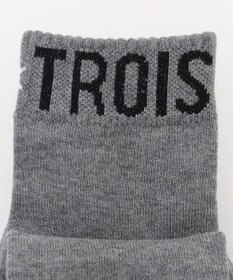 23区GOLF 【MEN】ロゴラインハーフソックス　１５ｃｍ