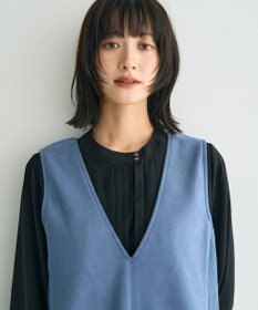 YECCA VECCA タックデザインブラウス